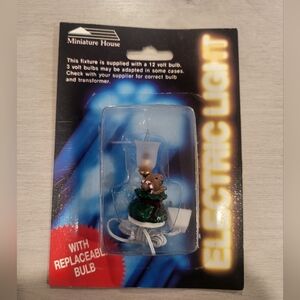 Miniature House Dollhouse Christmas Table Lamp